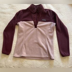Pink and purple 1/4 zip Columbia